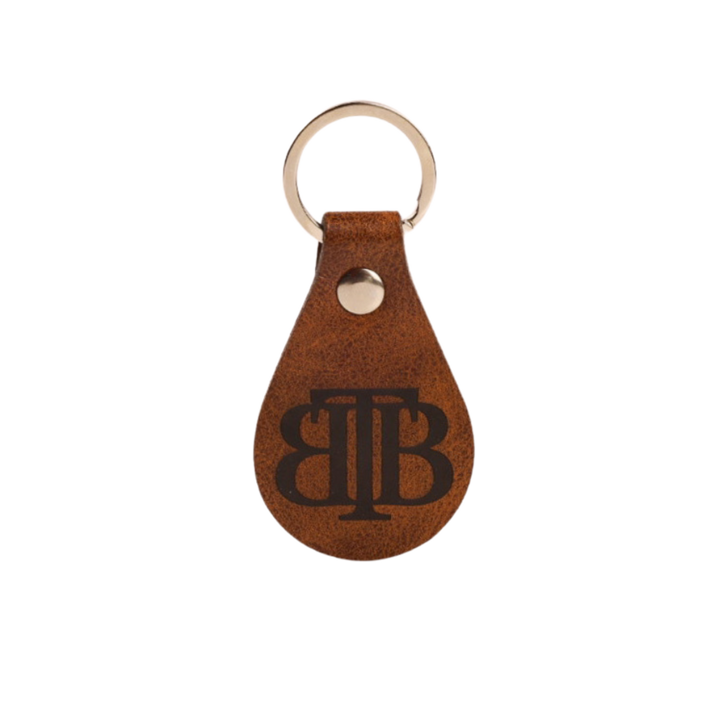 TBB Branded Double-Sided Polyurethane Leather Keychain